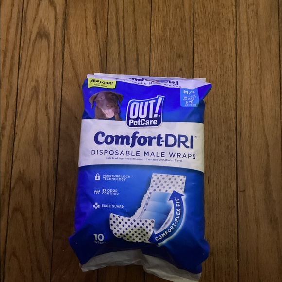 Comfort Dri Disposable Dog Male Wraps - Picture 1 of 2